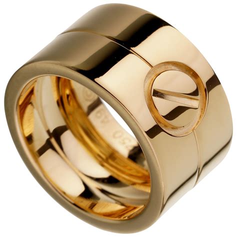 cartier love ring wide.